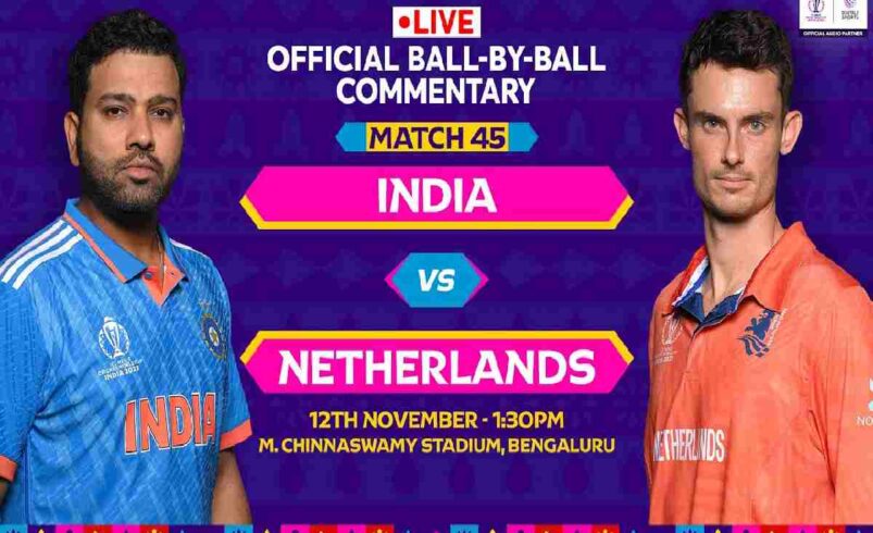 India National Cricket Team Vs Netherlands National Cricket Team Match Scorecard