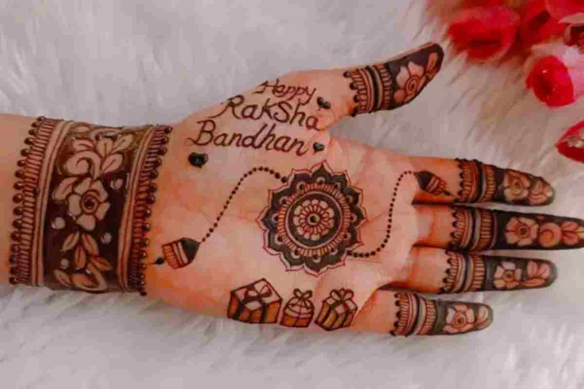 Mehndi Design for Raksha Bandhan