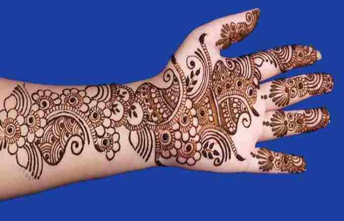 Peacock Mehndi Design for Raksha Bandhan