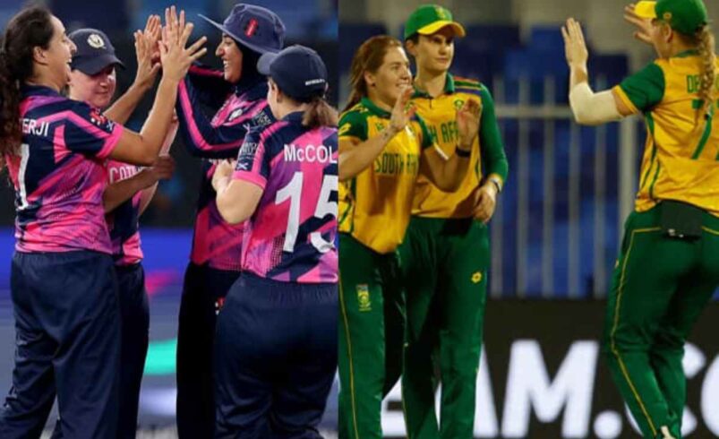 South Africa Women’s National Cricket Team Vs Scotland Women’s National Cricket Team Standings