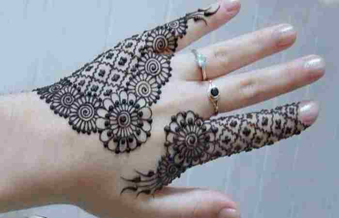 Western Mehndi Designs for Raksha Bandhan